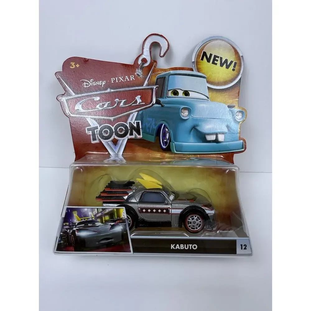 NIB Disney Pixar Cars Toon #12 Kabuto 1:55 Diecast Car Tokyo Mater 2009 Mattel